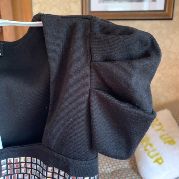 Flutter sleeve stud embossed dress. Worn once or twice. - Picture 2 of 5